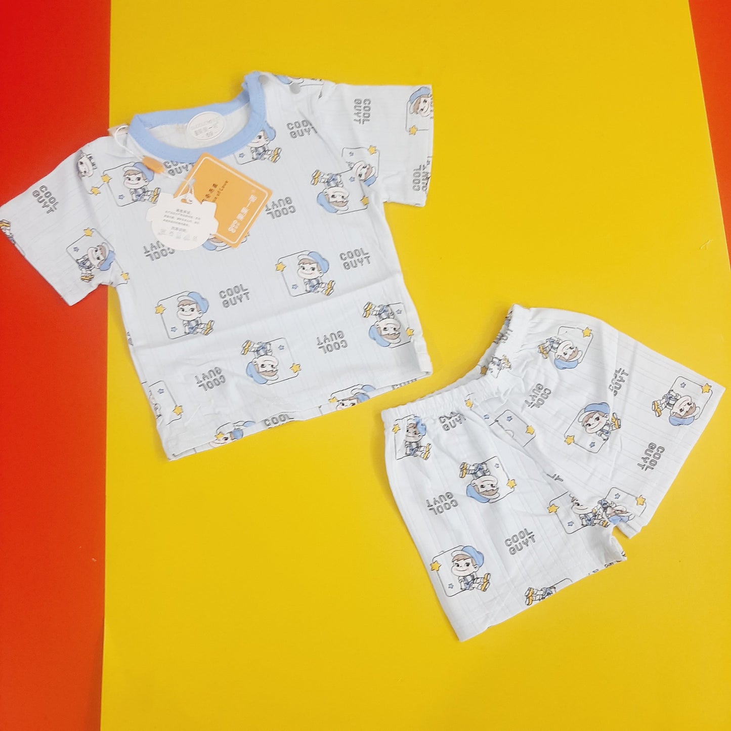 Imported Baba Shirt Shorts Blue Cool Buy