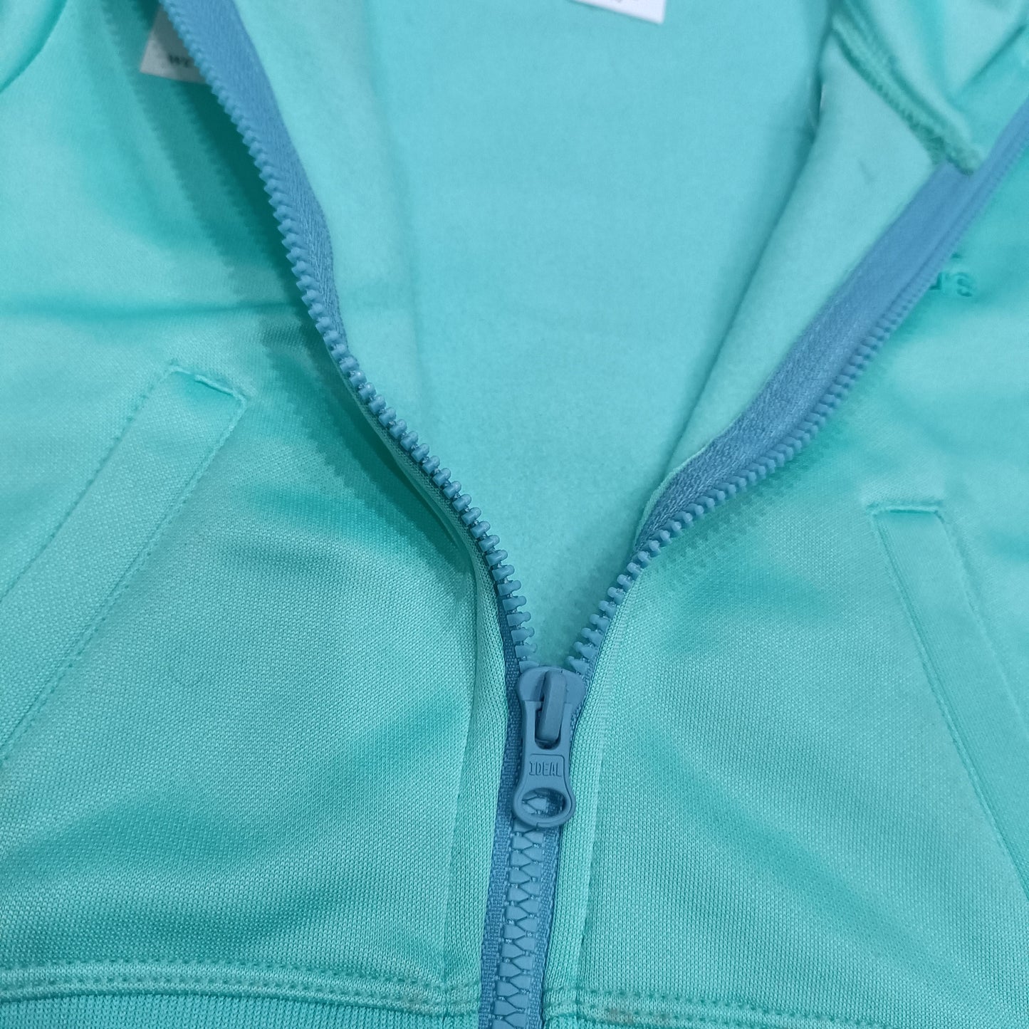 Warm Baby Zipper Track Suit sea green