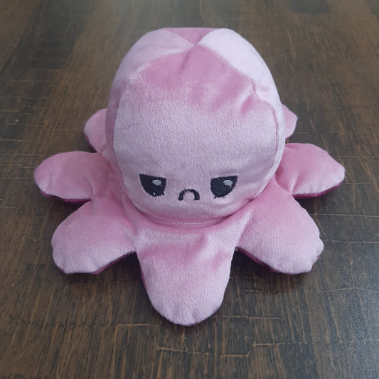 Octopus Stuff You Double Sided Pink Grey