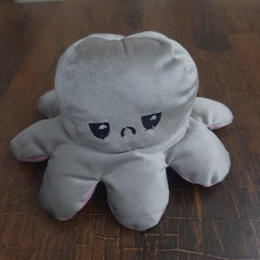 Octopus Stuff You Double Sided Pink Grey