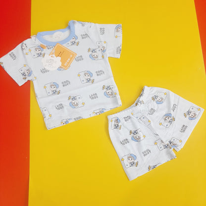 Imported Baba Shirt Shorts Blue Cool Buy