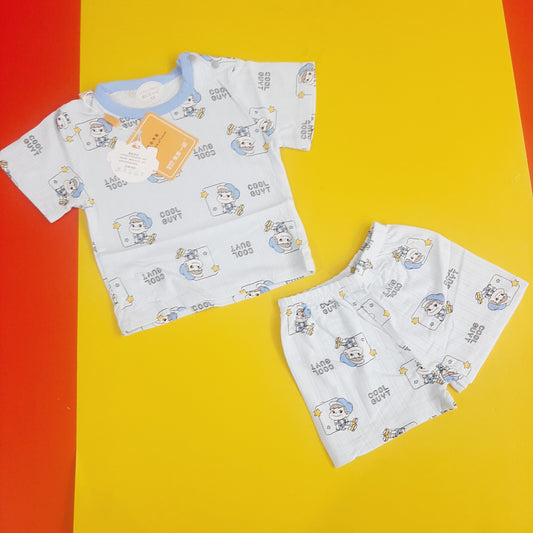 Imported Baba Shirt Shorts Blue Cool Buy