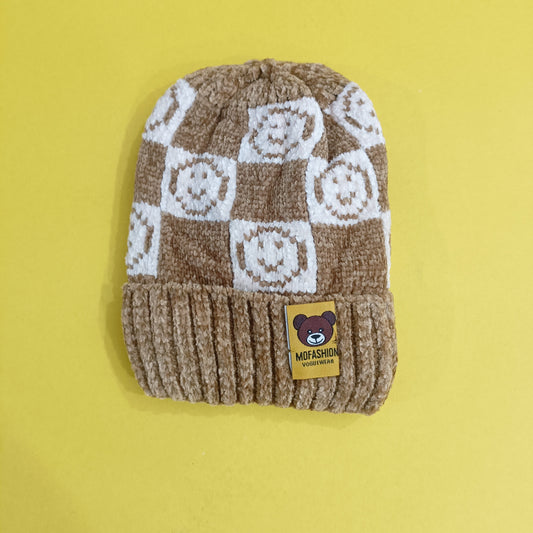 Imported Woolen Cap Smile Face