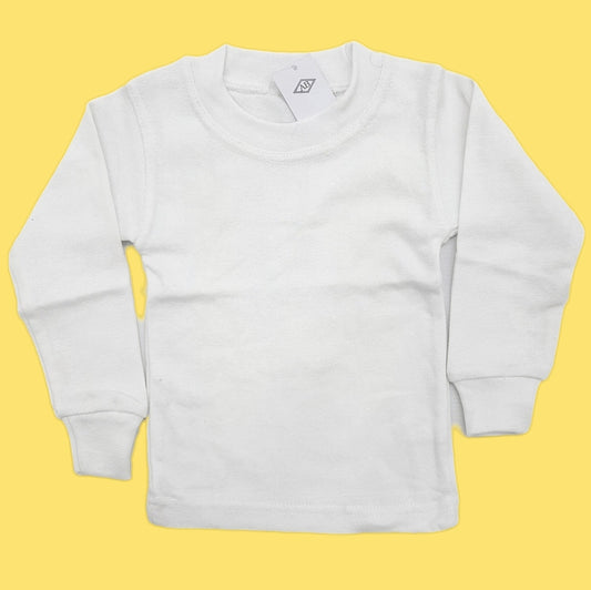 High Neck Inner S M L White Round Neck