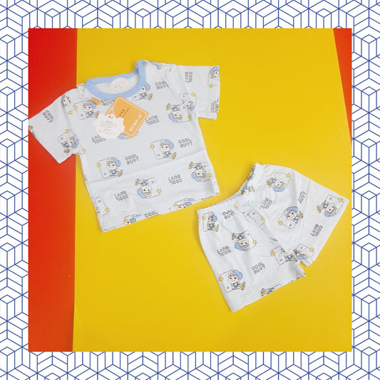 Imported Baba Shirt Shorts Blue Cool Buy