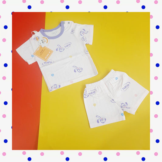 Imported Baba Shirt Shorts Purple Yukie