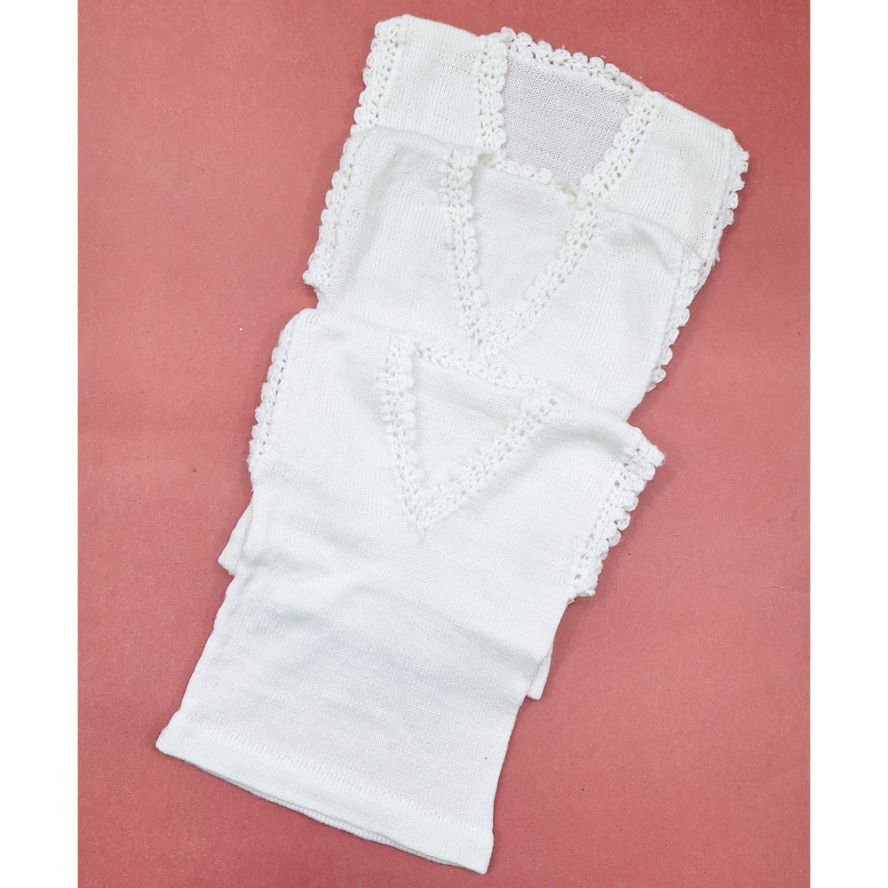 Pack of 3 Baby Vest White woolen