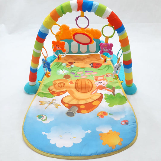 Baby Play Gym Mat With Piano Music Mushroom