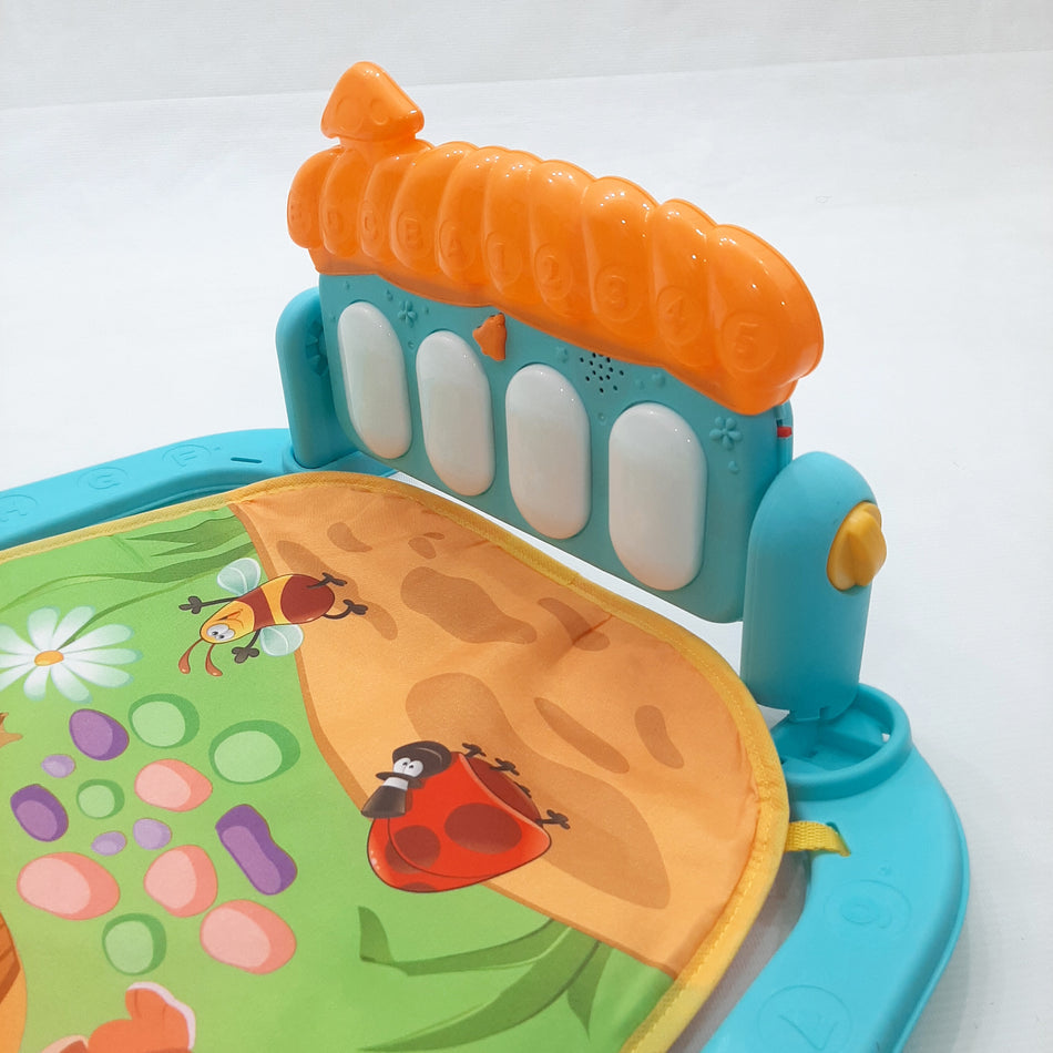 Baby Play Gym Mat With Piano Music Mushroom