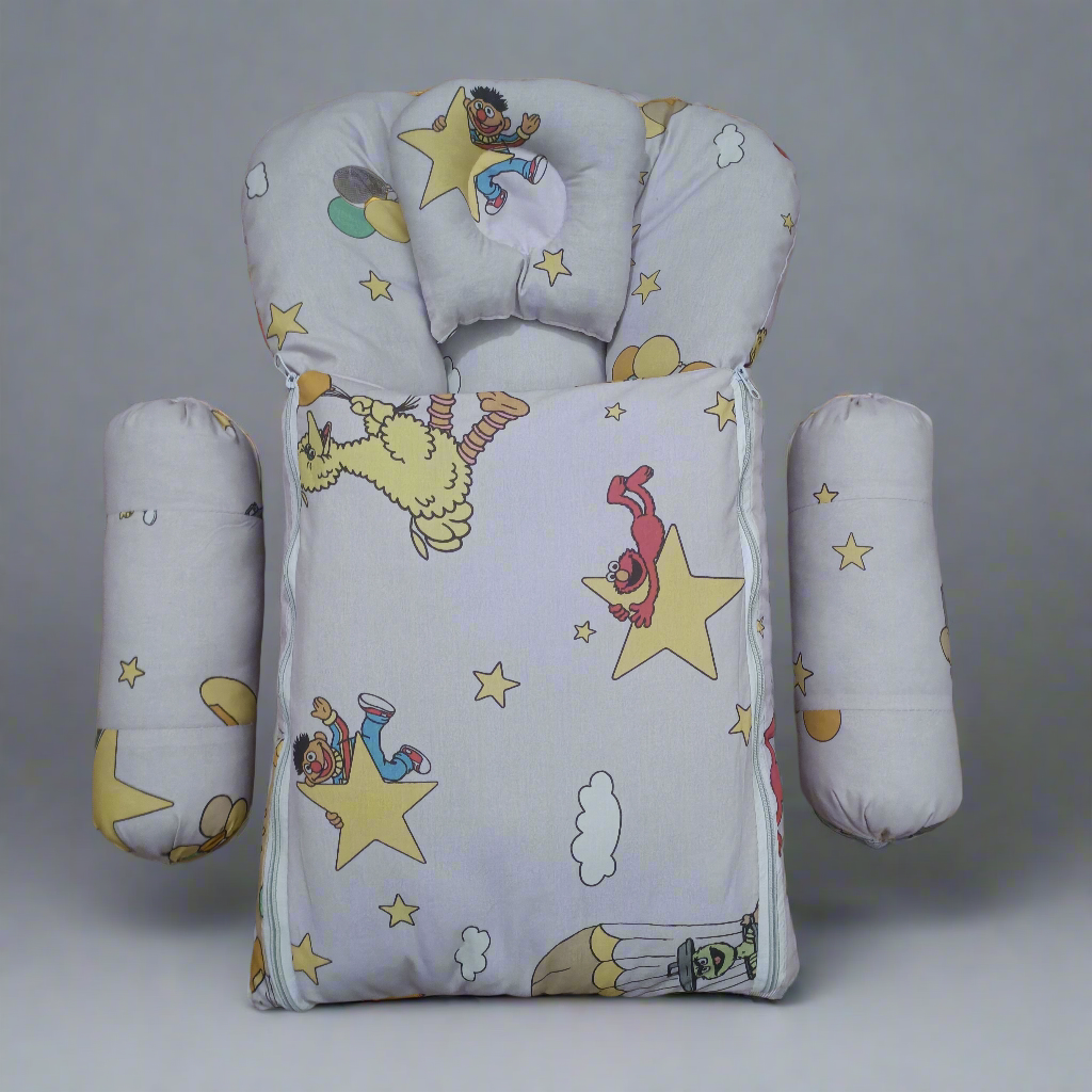 Carry Nest With Pillow purple stars character - vol 14