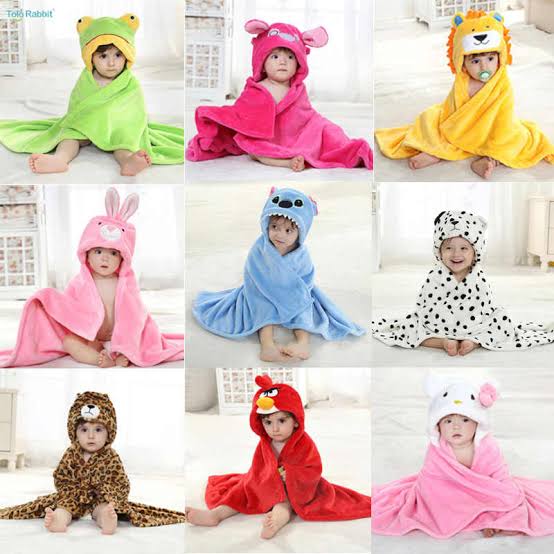 Blanket Shawl pink bear