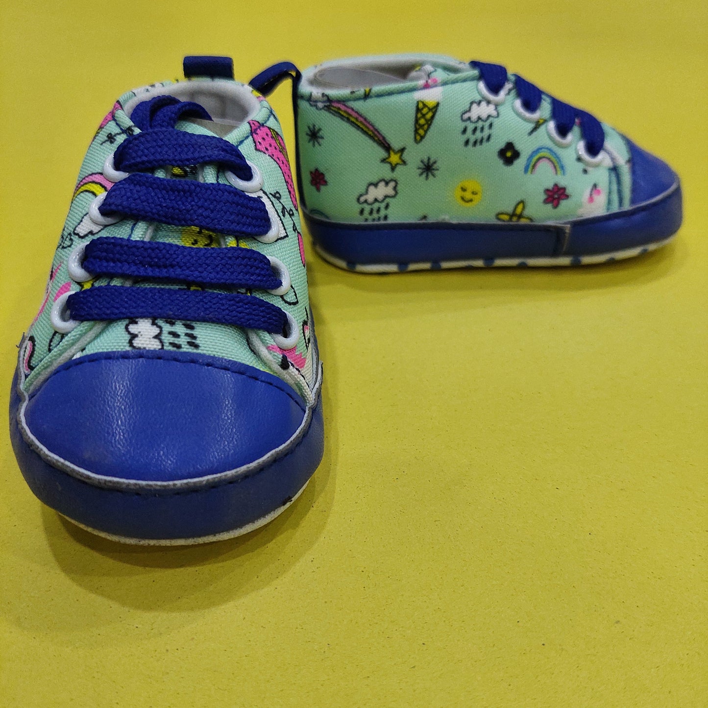 Baby shoes clouds