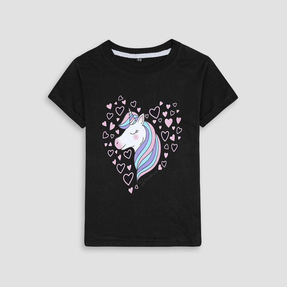 Unicorn summer Tee black