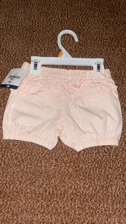 Imported Baby Shorts Baby Pink