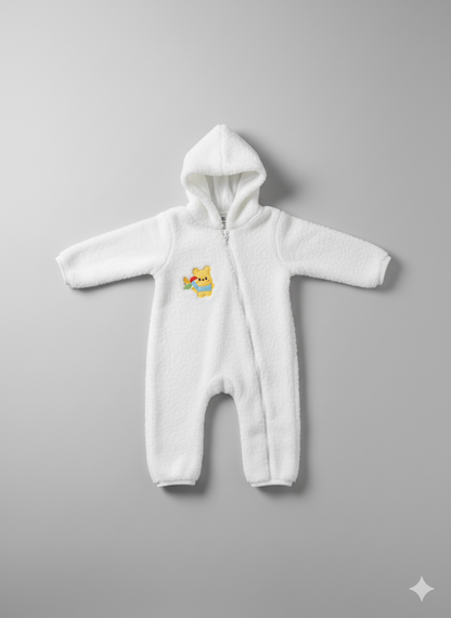 Warm & cozy Baby Romper fur