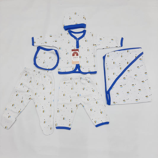 6 Pieces Baby Suit For Winter Dotted