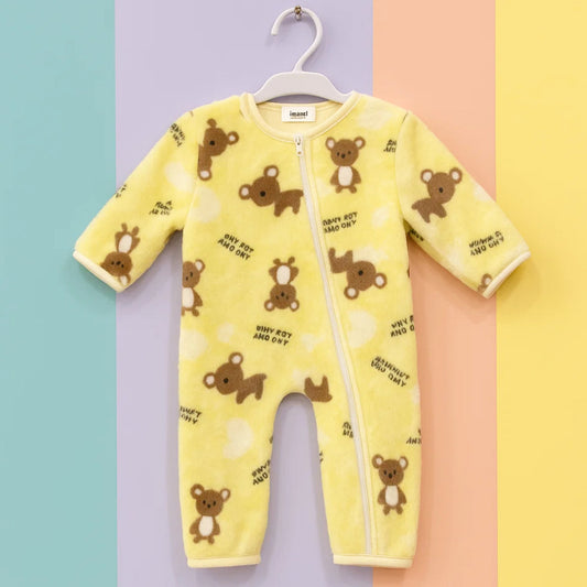 Baby Romper For Winter yellow bear vol 17-9