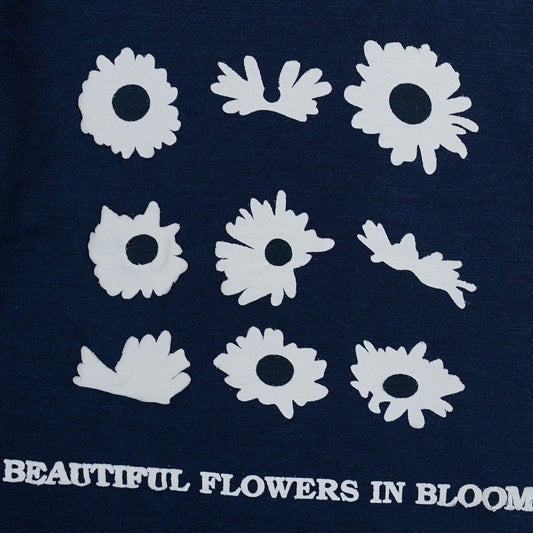 Flowers summer Tee blue