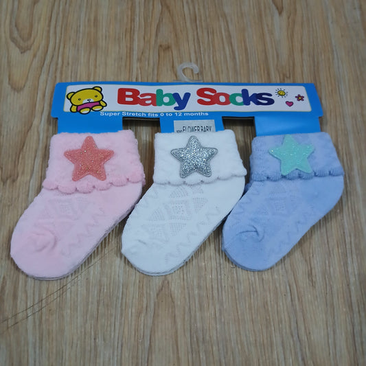 Pack Of 3 Socks star