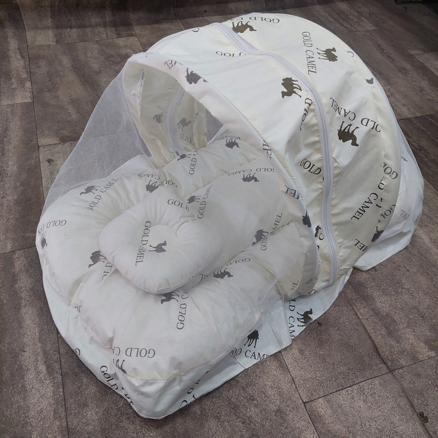 Mosquito Net yellow gold camel