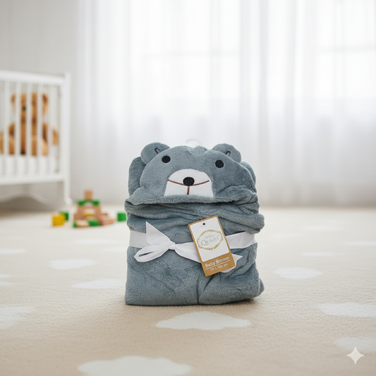 Blanket Shawl grey bear