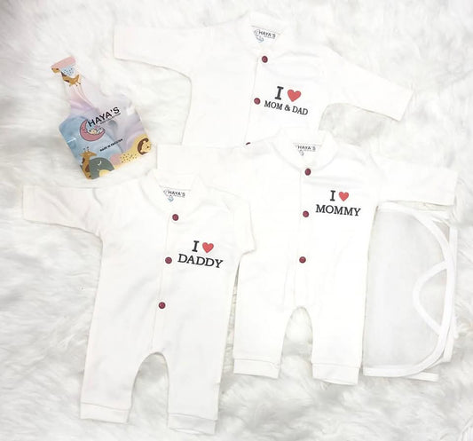 Pack Of 3 Romper white
