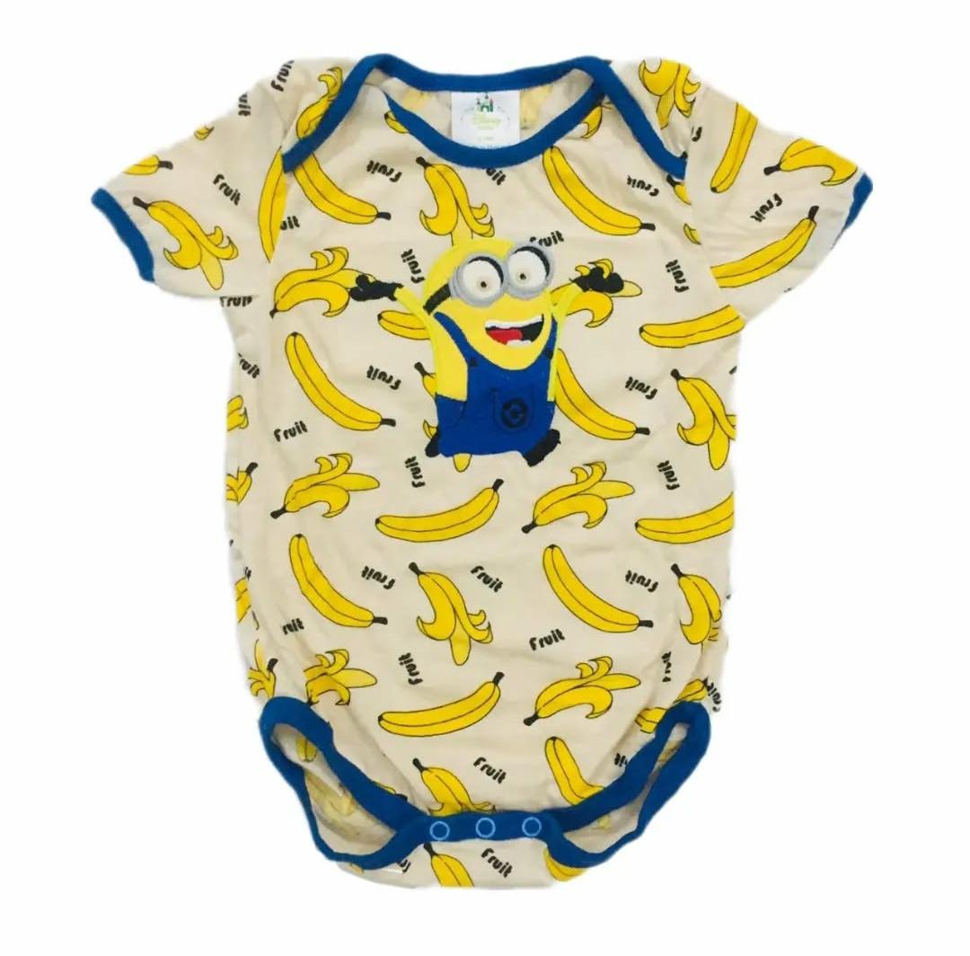 Pack Of 4 Baby Body Suit Disnep minion banana