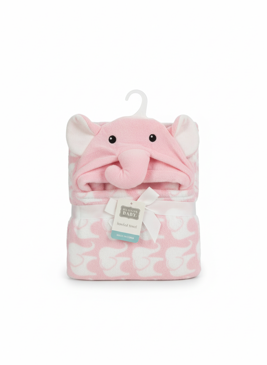 Hudson Blanket Shawl pink Elephant