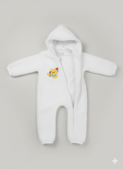 Warm & cozy Baby Romper fur