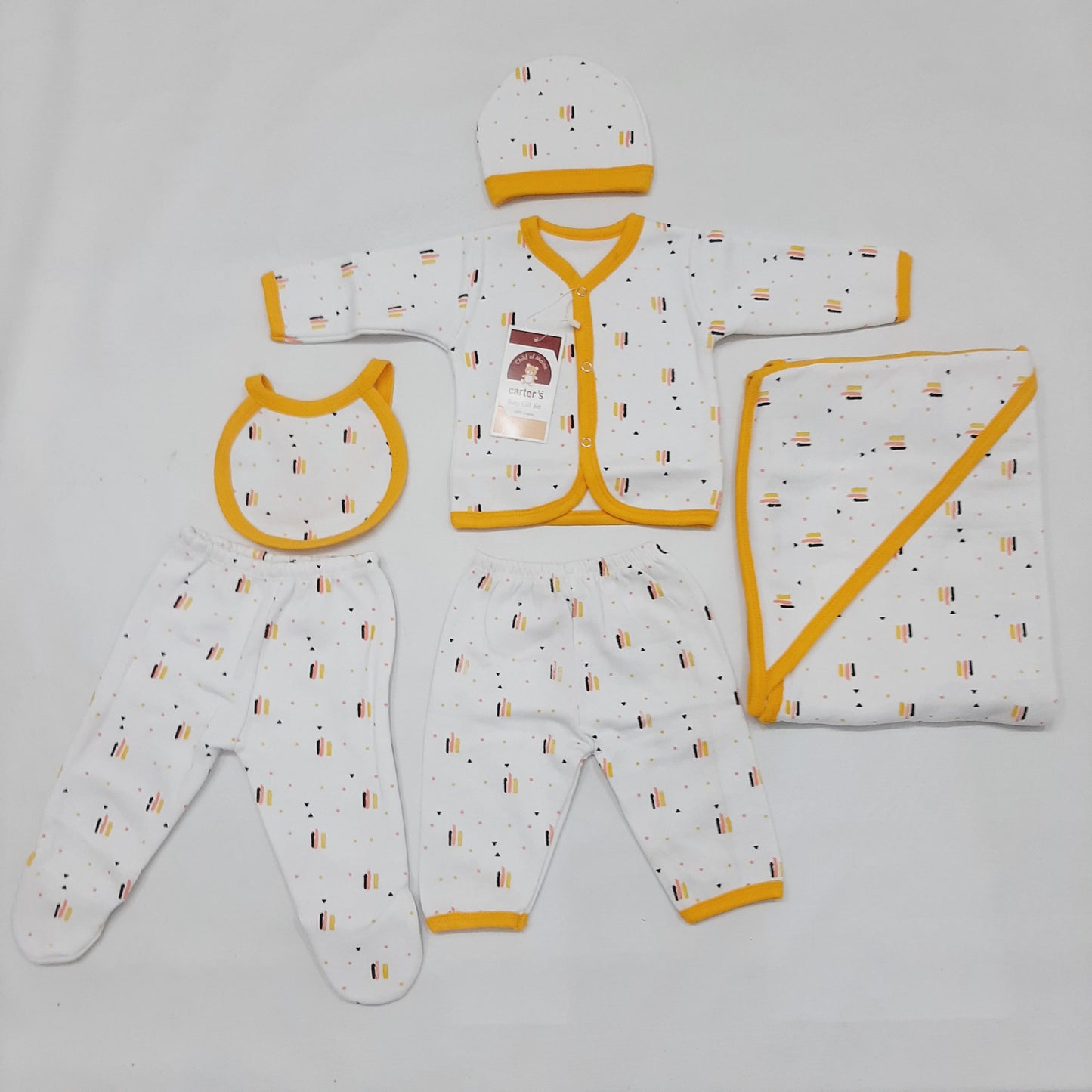 6 Pieces Baby Suit For Winter Dotted