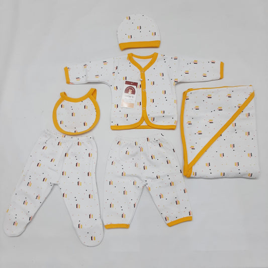 6 Pieces Baby Suit For Winter Dotted