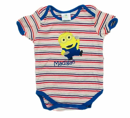 Pack Of 4 Baby Body Suit Disnep minion banana
