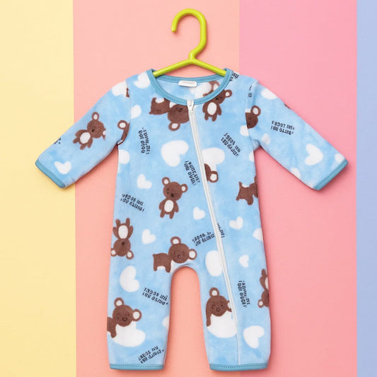 Baby Romper For Winter blue bear vol 17-9