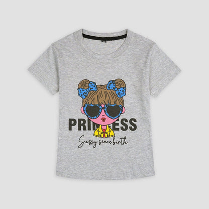 Princess summer Tee grey