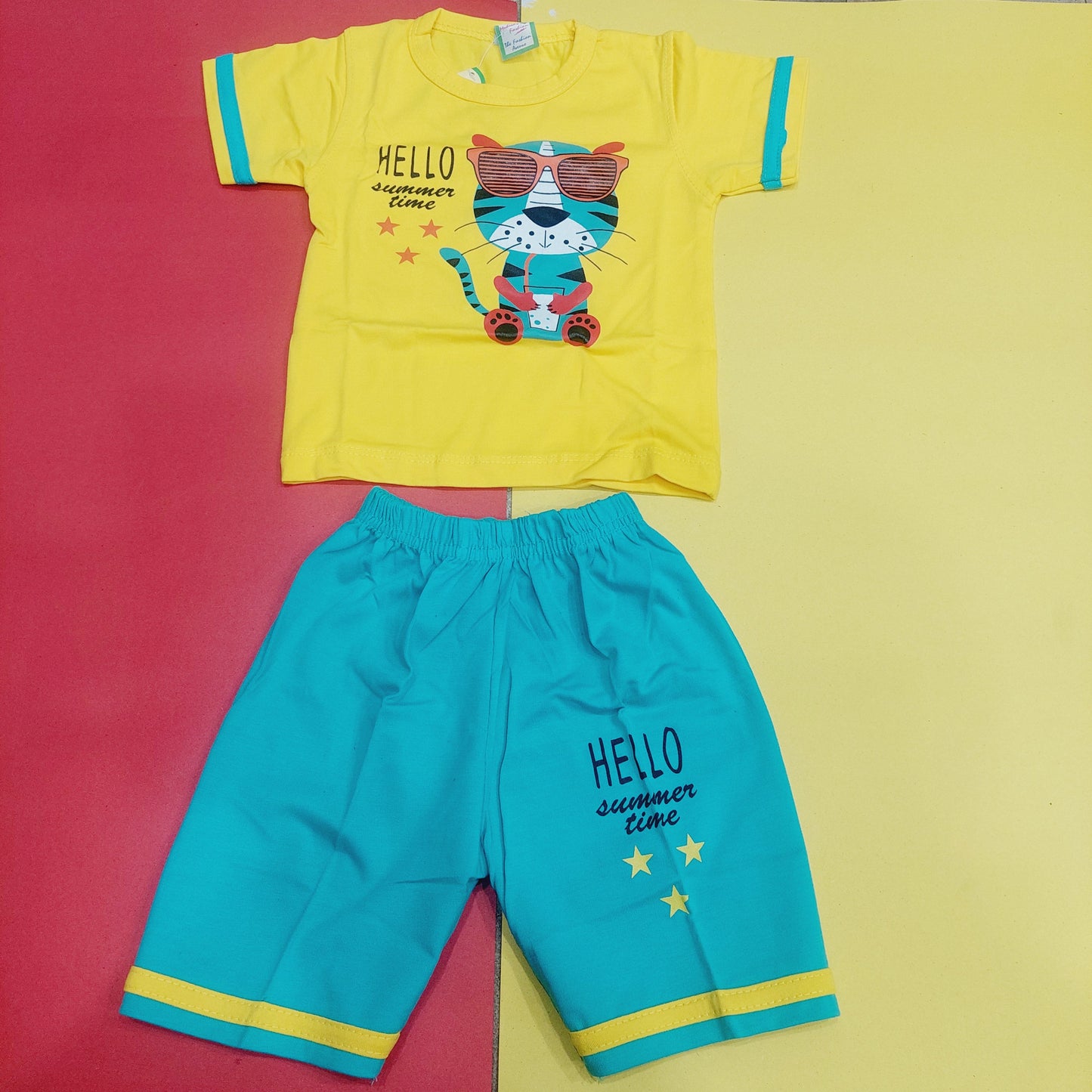Baba shirt & short Tiger