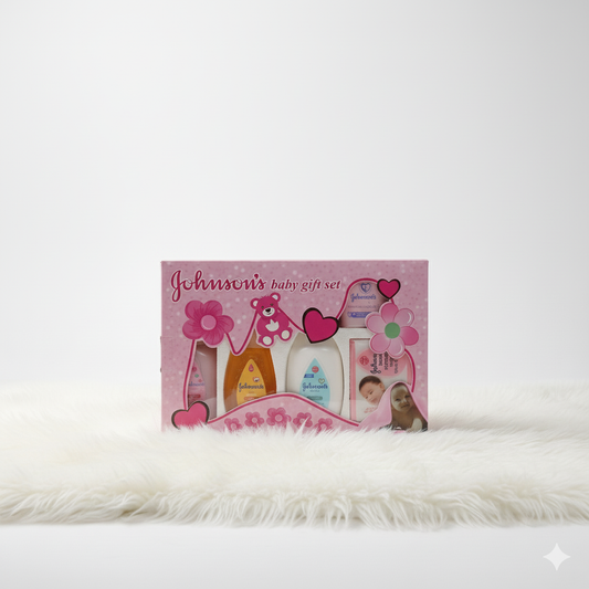 Soft And Mild Jhonsons Bath Care Kit pink